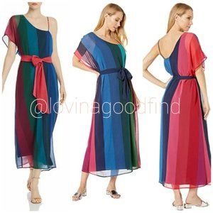 Show Me Your Mumu Saint Colorful One Shoulder Maxi Dress NWT sz M